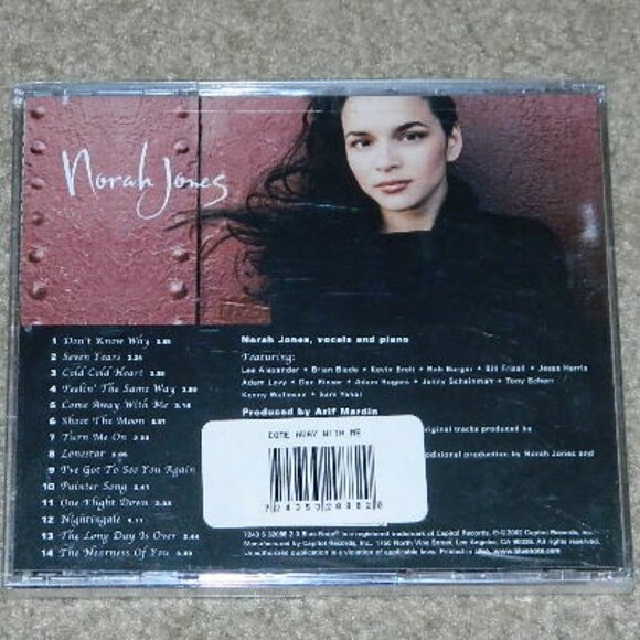NORAH JONES Come Away With Me CD - Picture 2 of 5